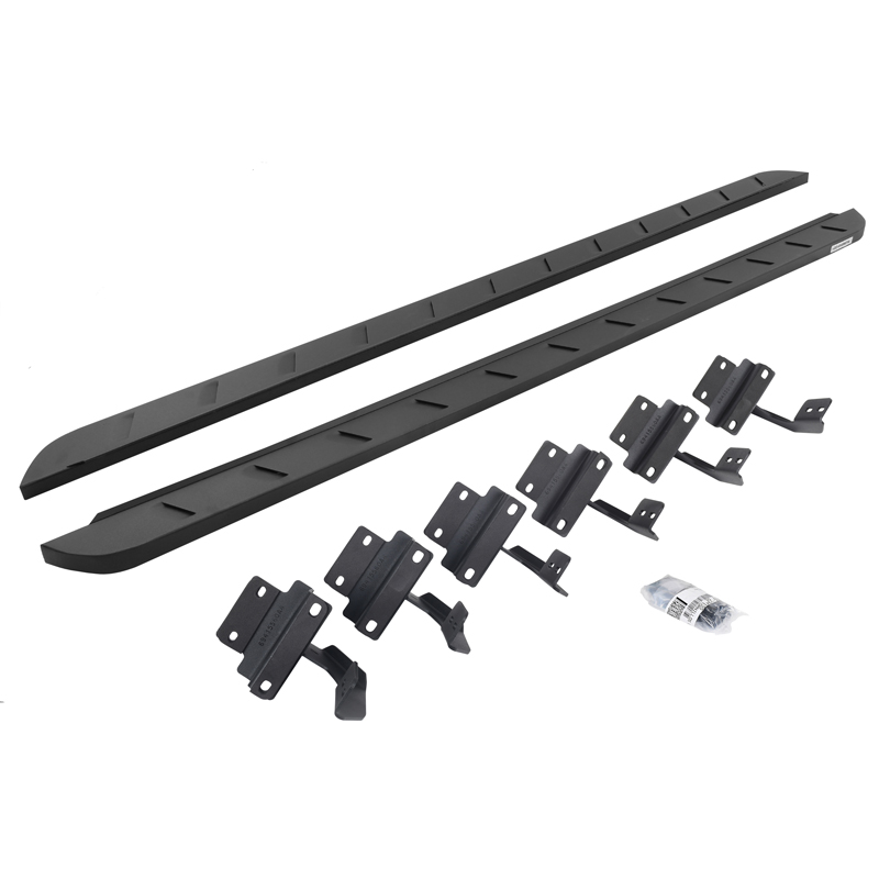 Go Rhino | RB10 Slim Line Running Boards w/ Mounting Brackets Kit - F-150 / F-250 / F-350 2015-2017