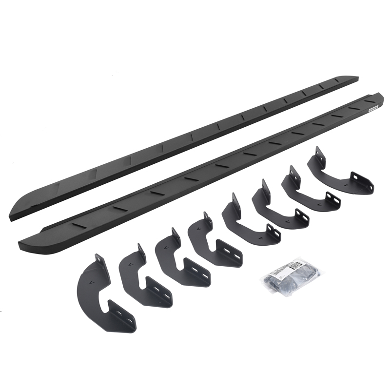 Go Rhino | RB10 Slim Line Running Boards w/ Mounting Brackets Kit - Tundra 3.5T 2022