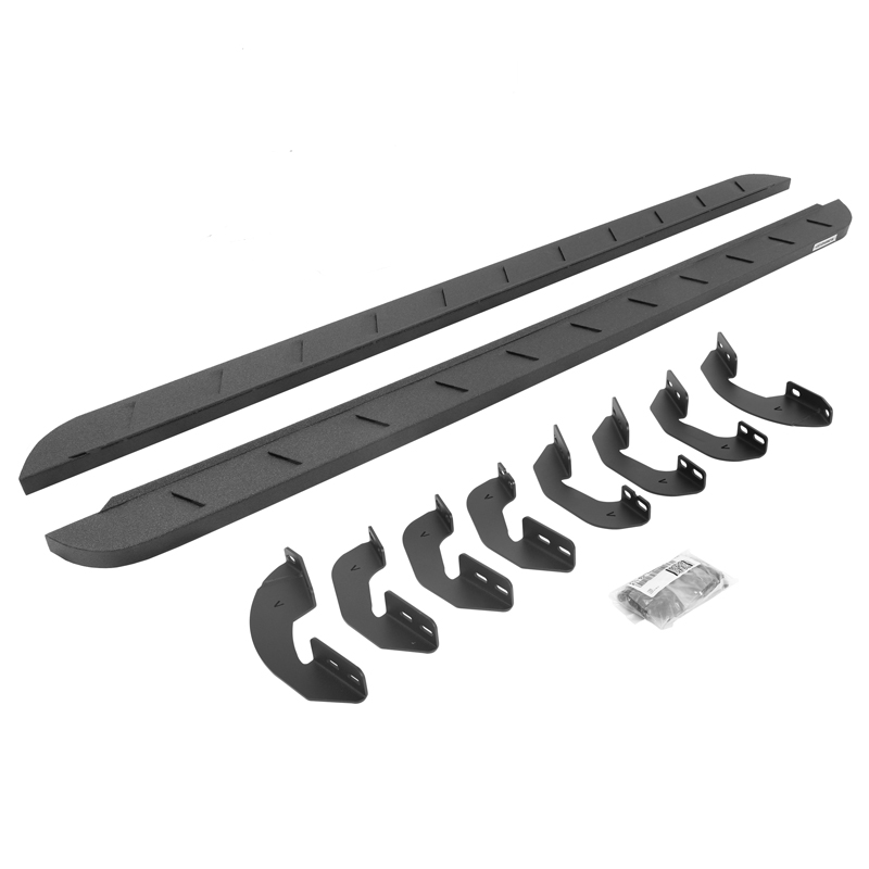 Go Rhino | RB10 Slim Line Running Boards w/ Mounting Brackets Kit - Tundra 3.5T 2022