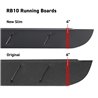 Go Rhino | RB10 Slim Line Running Boards w/ Mounting Brackets Kit - Gladiator 3.6L 2020