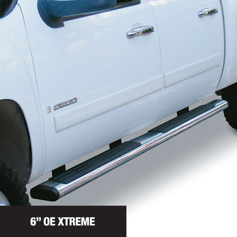Go Rhino | 6" OE Xtreme Side Steps - 87" Long - Stainless steel - BOARDS ONLY - Chevrolet / Dodge / Ford / GMC / Jeep / Nissan /