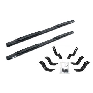 Go Rhino | 4" OE Xtreme Side Steps w/ Mounting Brackets Kit - Chevrolet / GMC 2007-2015