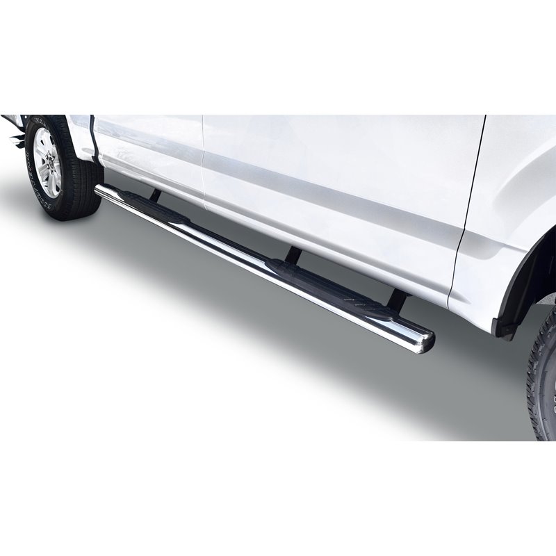 Go Rhino | 4" OE Xtreme Side Steps w/ Mounting Brackets Kit - F-150 / F-250 / F-350 2015-2017