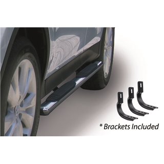 Go Rhino | 4" OE Xtreme Side Steps w/ Mounting Brackets Kit - Durango / Grand Cherokee 3.6L / 5.7L 2011