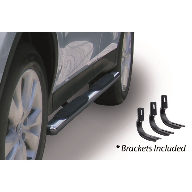 Go Rhino | 4" OE Xtreme Side Steps w/ Mounting Brackets Kit - Durango / Grand Cherokee 3.6L / 5.7L 2011