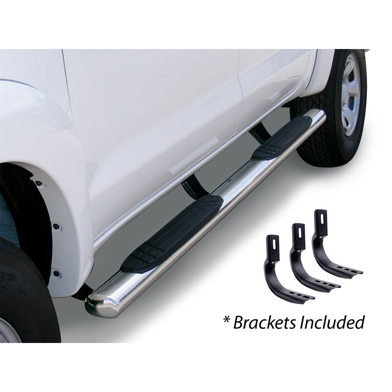 Go Rhino | 4" OE Xtreme Side Steps w/ Mounting Brackets Kit - Gladiator 3.6L 2020