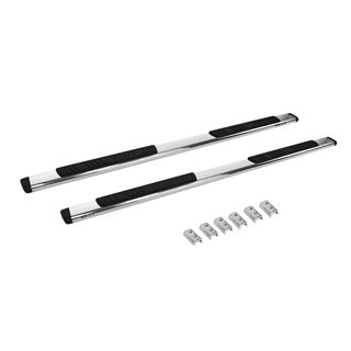 Go Rhino | 5" OE Xtreme Low Profile Side Steps w/ Mounting Brackets Kit - Chevrolet / GMC 2019-2022