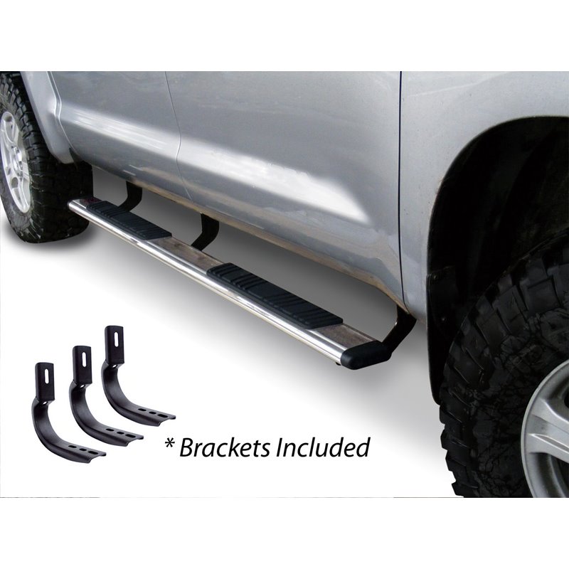 Go Rhino | 5" OE Xtreme Low Profile Side Steps w/ Mounting Brackets Kit - Ram 1500 / 2500 / 3500 2009-2011