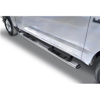 Go Rhino | 5" OE Xtreme Low Profile Side Steps w/ Mounting Brackets Kit - F-150 / F-250 / F-350 2015-2017