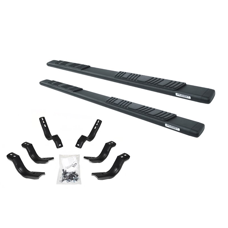 Go Rhino | 5" OE Xtreme Low Profile Side Steps w/ Mounting Brackets Kit - Gladiator 3.6L 2020