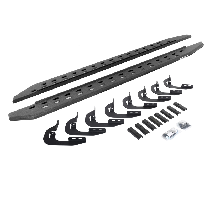 Go Rhino | RB20 Slim Line Running Boards w/ Mounting Bracket Kit - Chevrolet / GMC 2014-2015