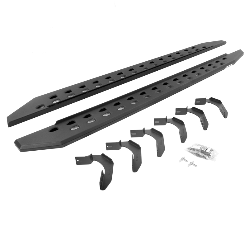 Go Rhino | RB20 Slim Line Running Boards w/ Mounting Brackets Kit - F-150 2004-2010