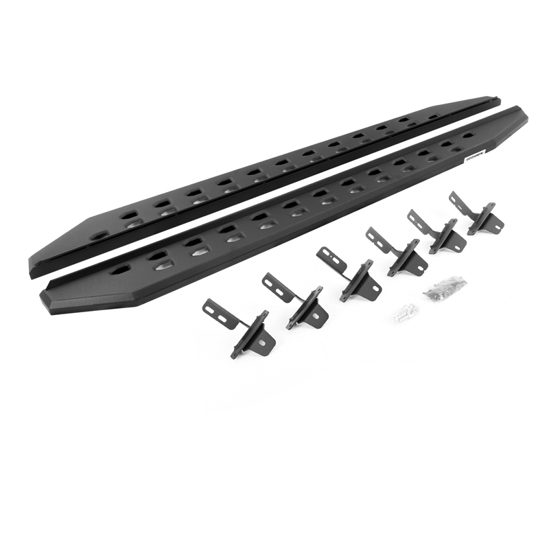 Go Rhino | RB20 Slim Line Running Boards w/ Mounting Bracket Kit - Bronco 2.3T / 2.7T 2021