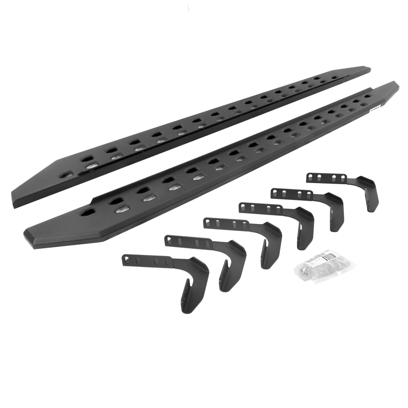 Go Rhino | RB20 Slim Line Running Boards w/ Mounting Brackets Kit - F-150 2004-2011