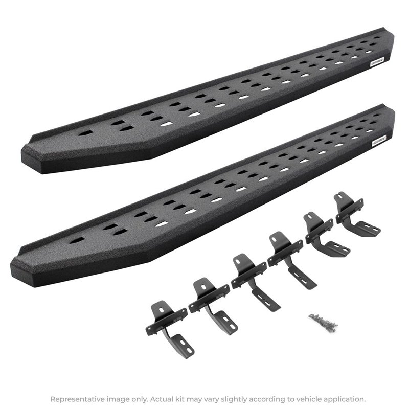 Go Rhino | RB20 Running Boards w/ Mounting Brackets Kit - F-150 2004-2011