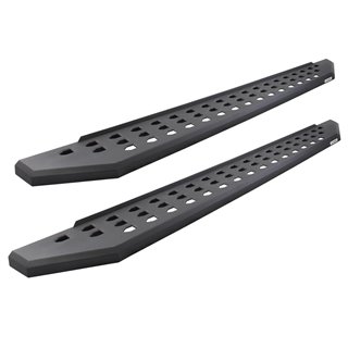 Go Rhino | RB20 Running Boards w/ Mounting Brackets, 2 Pairs Drop Steps Kit - F-150 / F-250 / F-350 2015-2021