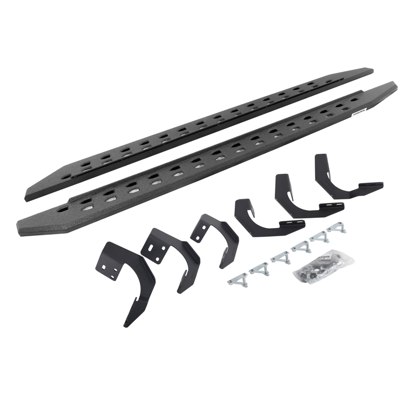 Go Rhino | RB10 Slim Line Running Boards w/ Mounting Brackets Kit - Ram 1500 / Classic 2015-2019