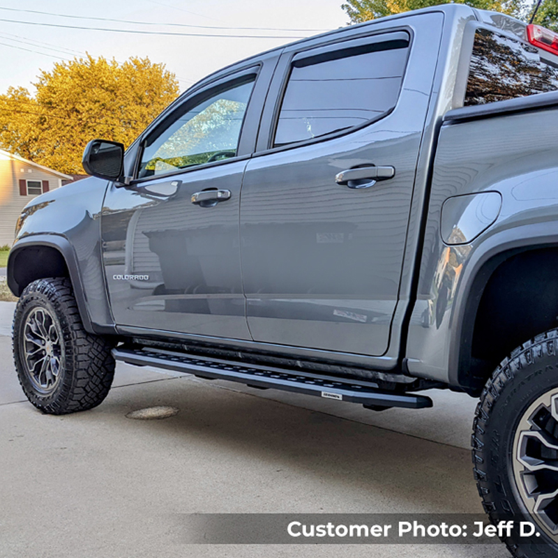 Go Rhino | RB20 Slim Line Running Boards w/ Mounting Brackets Kit - Colorado / Canyon 2.5L / 3.6L 2015-2024