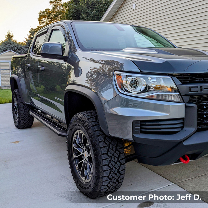 Go Rhino | RB20 Slim Line Running Boards w/ Mounting Brackets Kit - Colorado / Canyon 2.5L / 3.6L 2015-2024