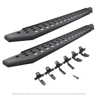 Go Rhino | RB20 Running Boards w/ Mounting Brackets Kit - Tundra 4.0L / 4.7L / 5.7L 2007