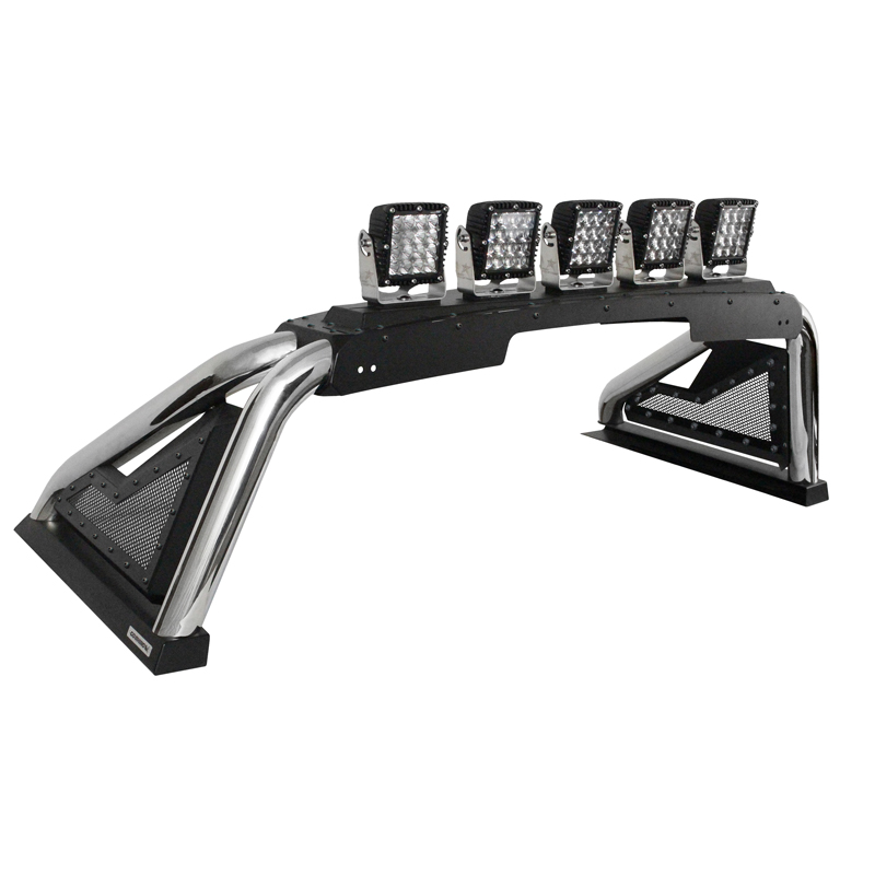 Go Rhino | Sport Bar 2.0 w/ Power Actuated Retractable Light Mount - Chevrolet / Dodge / Ford / GMC / Toyota 2007-2019