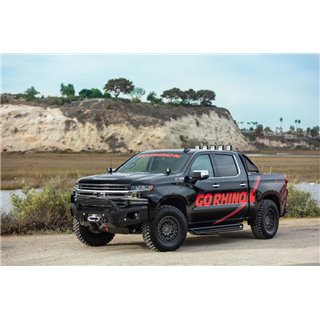 Go Rhino | Sport Bar 2.0 w/ Power Actuated Retractable Light Mount - Silverado / Sierra 1500 / Limited 2019-2022
