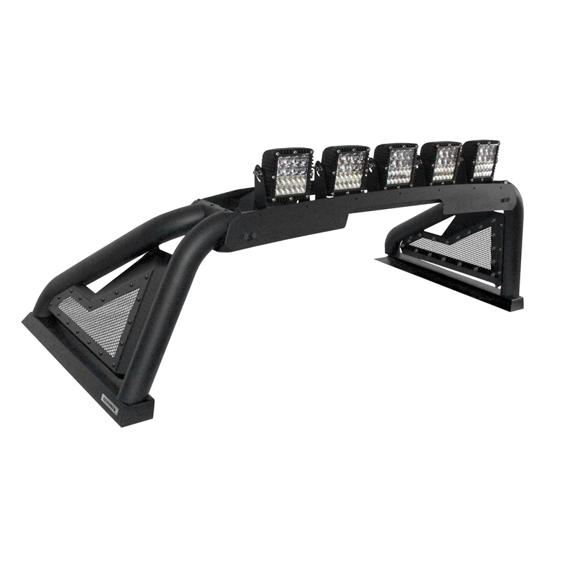 Go Rhino | Sport Bar 2.0 w/ Power Actuated Retractable Light Mount - Silverado / Sierra 1500 / Limited 2019-2022