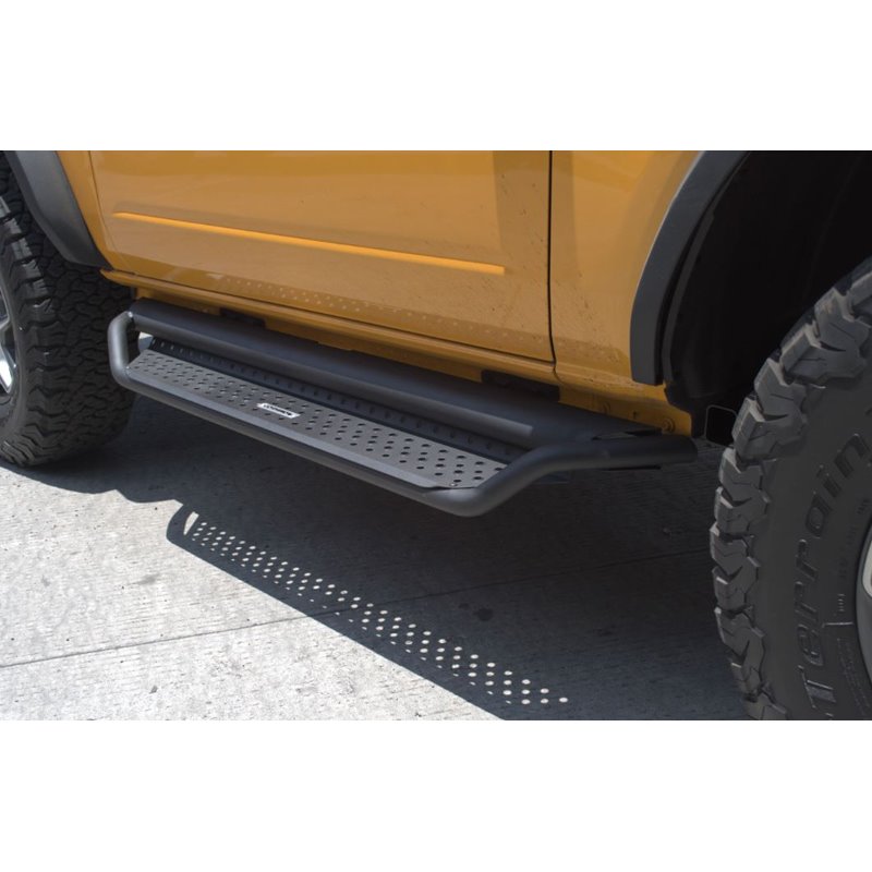 Go Rhino | Dominator Xtreme D1 Side Steps w/ Mounting Bracket Kit - Bronco 2.3T / 2.7T 2021