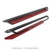 Go Rhino | Dominator Xtreme D1 Side Steps w/ Mounting Brackets Kit - Textured Black - Ram 1500 3.0L / 3.6L / 5.7L 2019