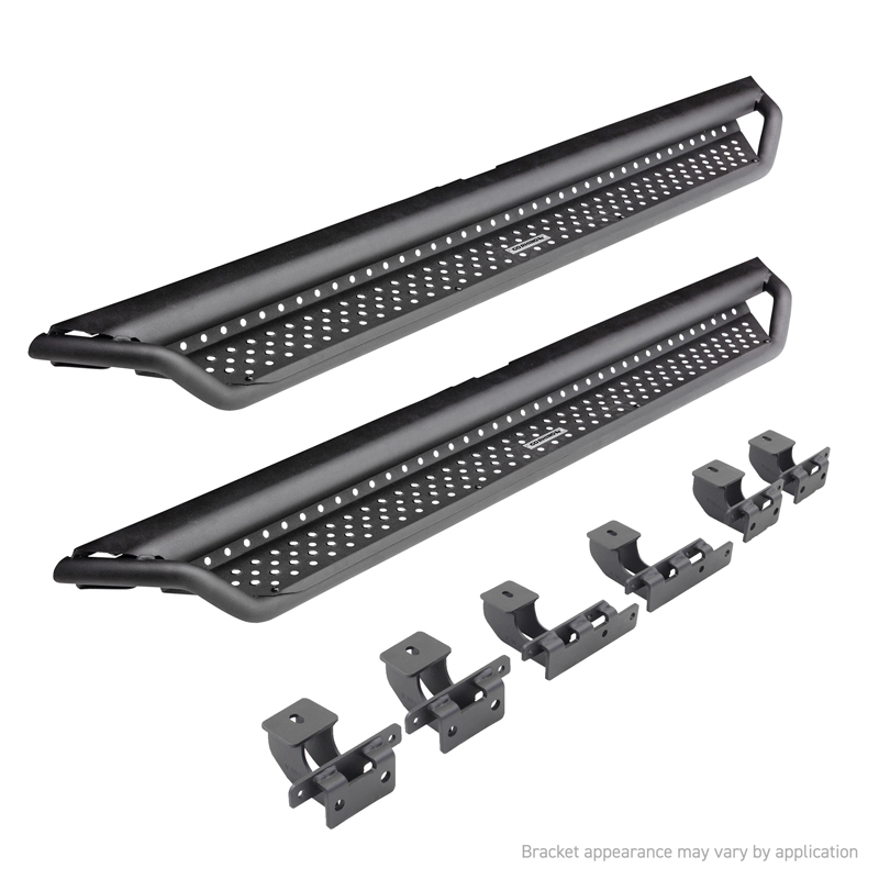 Go Rhino | Dominator Xtreme D1 Side Steps w/ Mounting Brackets Kit - Tundra 3.5T 2022