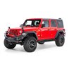 Go Rhino | Dominator Xtreme D1 Side Steps w/ Mounting Brackets Kit - Textured Black - Wrangler (JL) 2.0T / 3.6L 2018