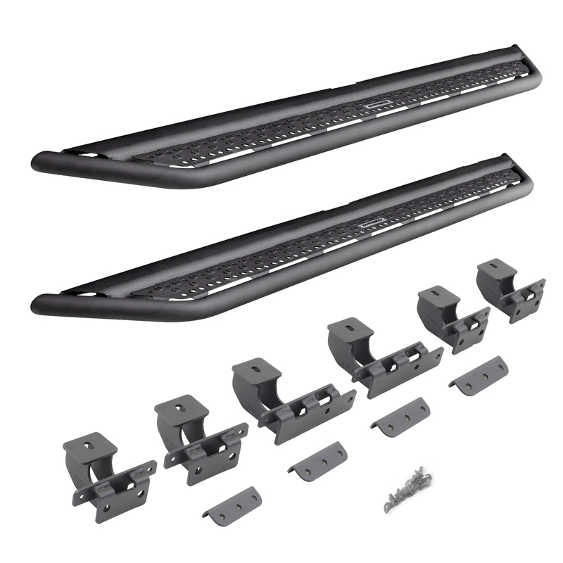 Go Rhino | Dominator Xtreme D6 Side Steps w/ Mounting Bracket Kit - Bronco 2.3T / 2.7T 2021