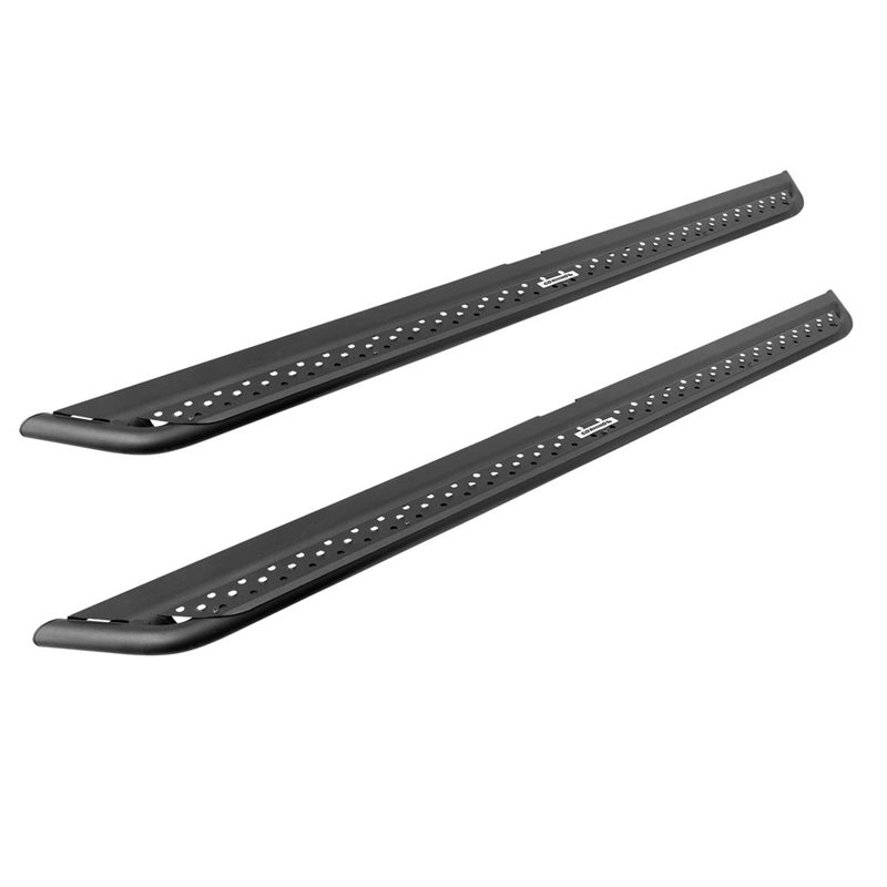 Go Rhino | Dominator Xtreme DSS Side Steps w/ Mounting Brackets Kit - Textured Black - Chevrolet / GMC 2019-2022