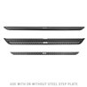 Go Rhino | Dominator Xtreme DSS Side Steps w/ Mounting Brackets Kit - Textured Black - Chevrolet / GMC 2019-2022