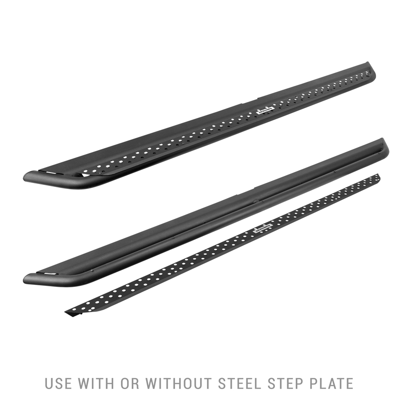 Go Rhino | Dominator Xtreme DSS Side Steps w/ Brackets Kit - TexturedBlack - Tacoma 2.7L / 4.0L 2005