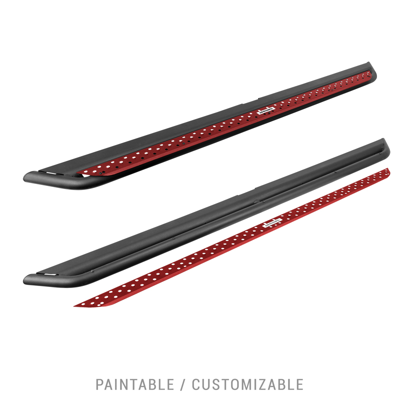 Go Rhino | Dominator Xtreme DSS Side Steps w/ Brackets Kit - Textured Black - Tundra 3.5T 2022