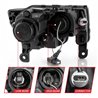 ANZO | Projector Headlights w/ Plank Style Switchback Black w/ Amber - Grand Cherokee 2017-2022