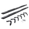 Go Rhino | V-Series V3 Aluminum Side Steps and Mounting Brackets Kit - Textured Black - F-150 4.2L / 8.1L 2004-2010