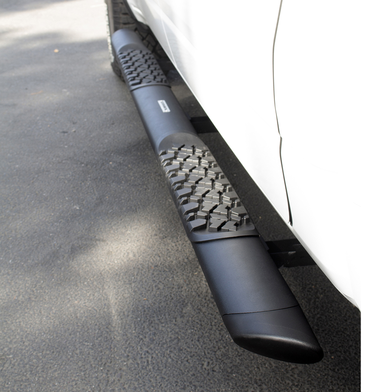 Go Rhino | V-Series V3 Aluminum Side Steps and Mounting Brackets Kit - Textured Black - F-150 3.5T / 4.2L / 8.1L 2004-2011