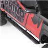 Go Rhino | V-Series V3 Aluminum Side Steps and Mounting Brackets Kit - Textured Black - Gladiator 3.6L 2020