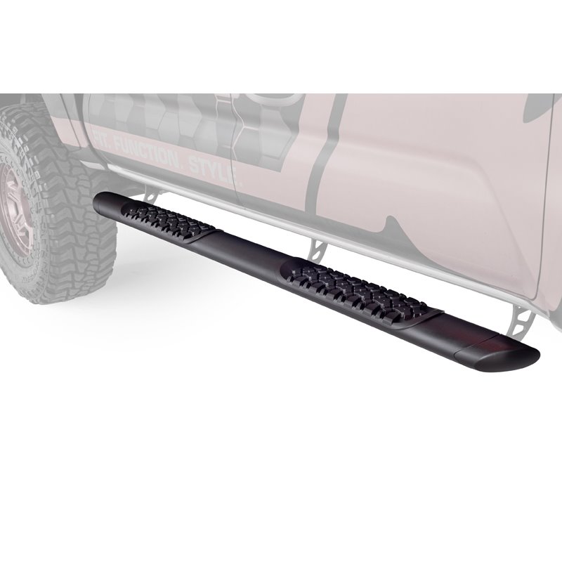 Go Rhino | V-Series V3 Aluminum Side Steps and Mounting Brackets Kit - Textured Black - Gladiator 3.6L 2020