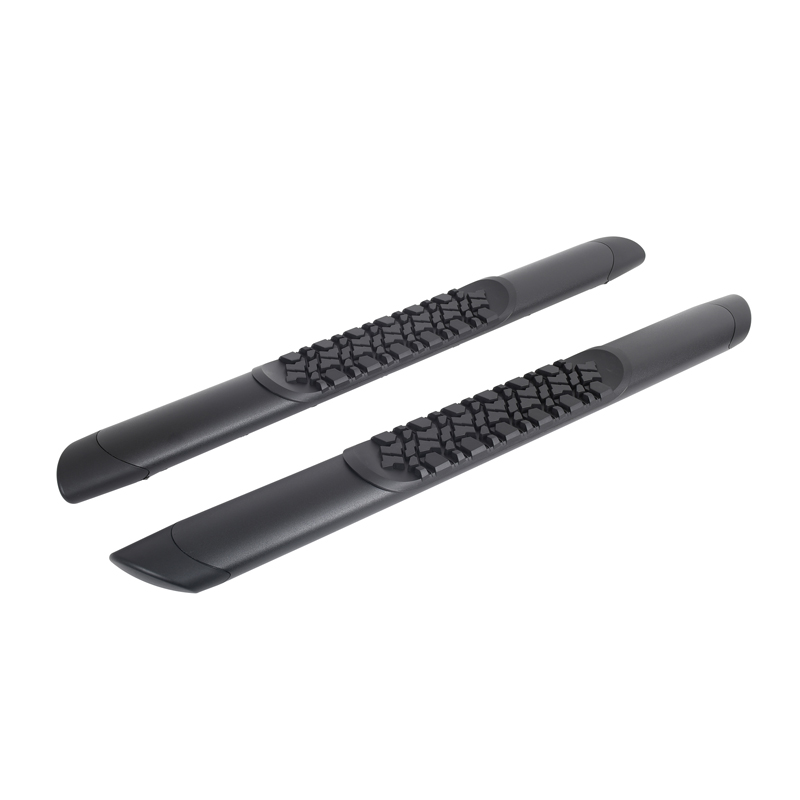 Go Rhino | V-Series V3 Aluminum Side Steps and Mounting Brackets Kit - Textured Black - Wrangler (JL) 2.0T 2018