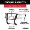 ARIES | Black Steel Grille Guard - Blazer 4.2L / 4.3L 2000-2004