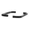 ARIES | 3" Round Black Steel Side Bars - Wrangler 1987-2006