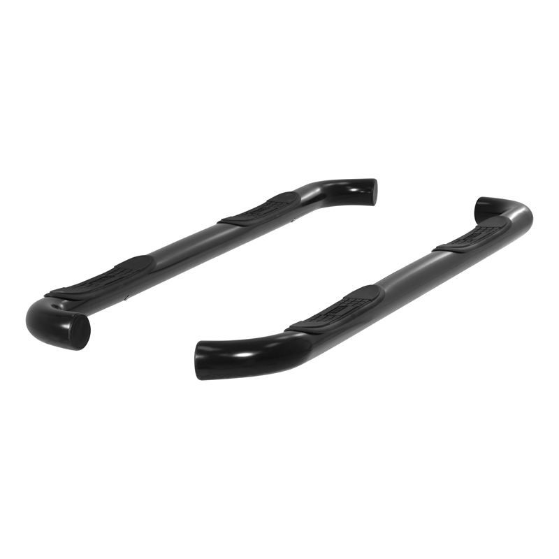 ARIES | 3" Round Black Steel Side Bars - F-150 2004-2014