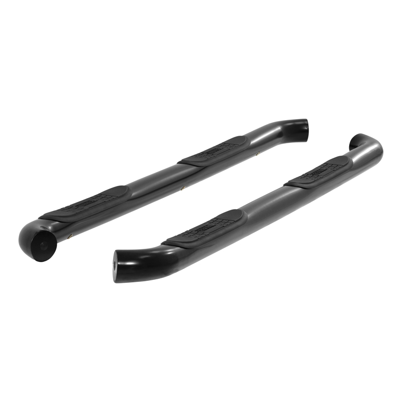 ARIES | 3" Round Black Steel Side Bars - Chevrolet / GMC 2007-2019