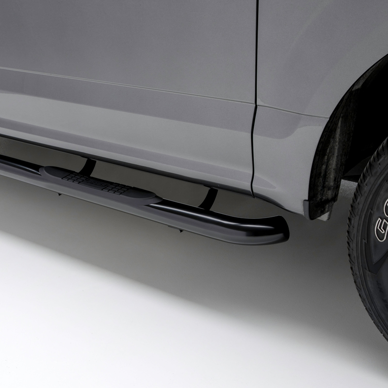ARIES | 3" Round Black Steel Side Bars - Chevrolet / GMC 2019-2023