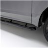 ARIES | 3" Round Black Steel Side Bars - H2 6.0L / 6.2L 2003-2009