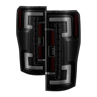 Spyder | Tail Lights - LED Bar Style - Black Smoke