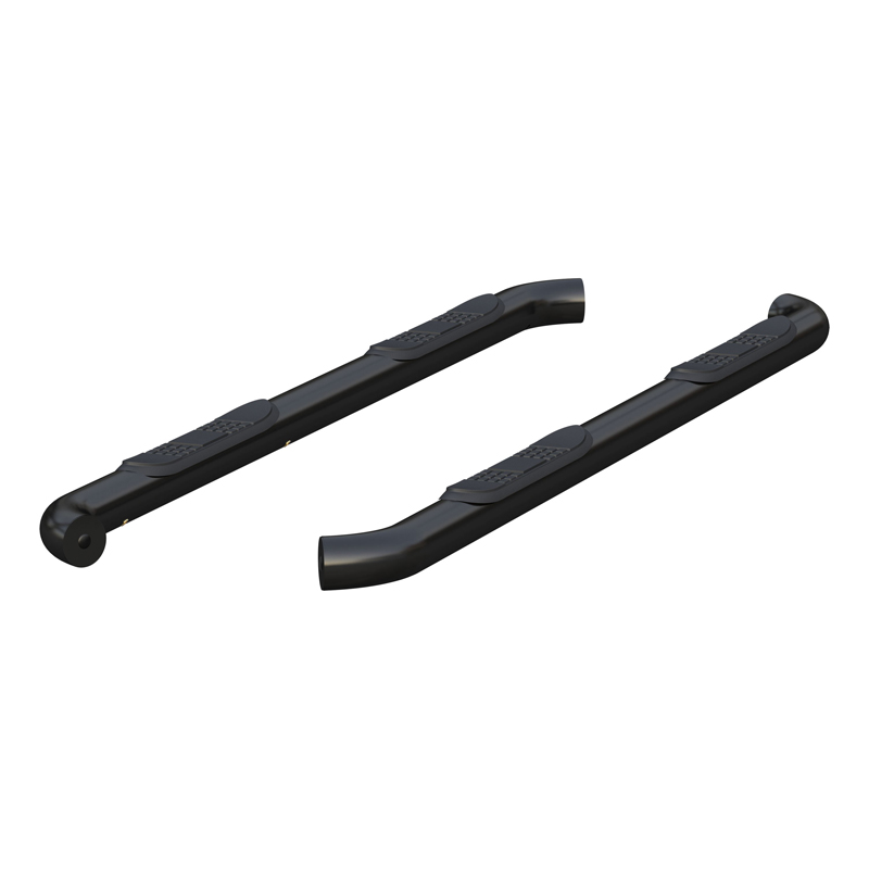 ARIES | 3" Round Black Stainless Side Bars - Colorado / Canyon 2015-2022